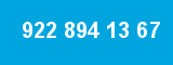 922 894 13 67 922 894 13 67